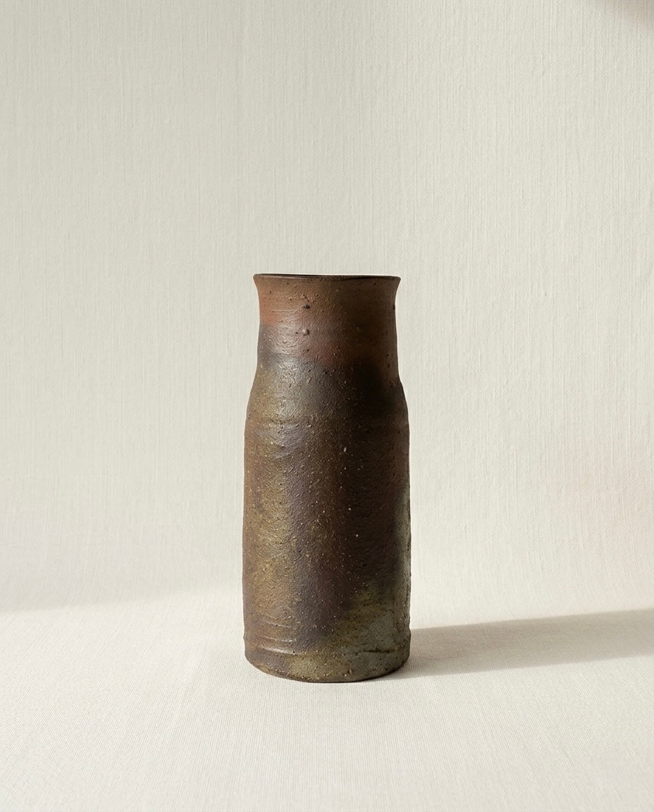 Rokuro Nakamura - Bizen Flower Vessel