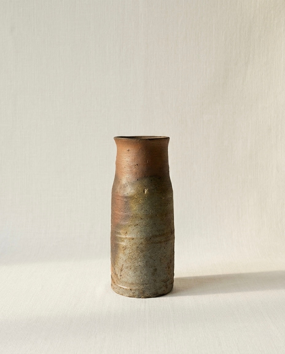 Rokuro Nakamura - Bizen Flower Vessel