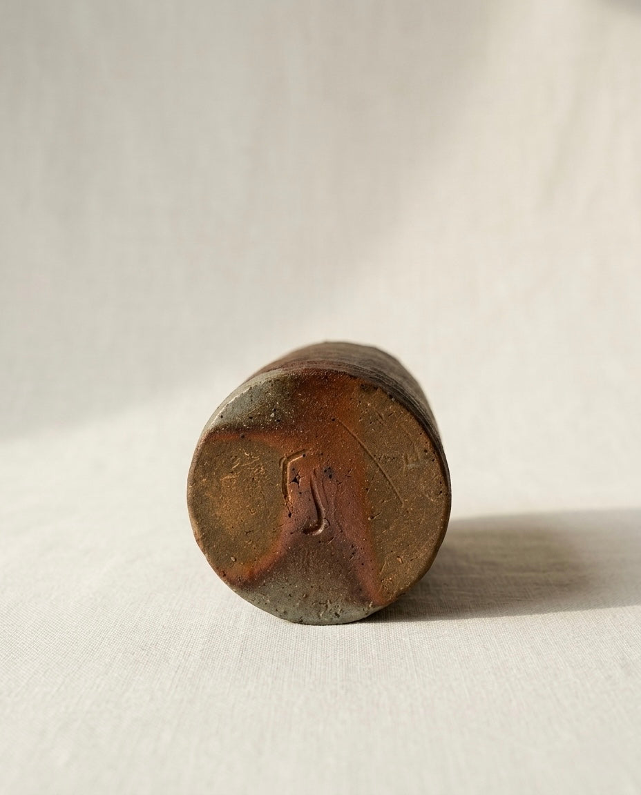Rokuro Nakamura - Bizen Flower Vessel