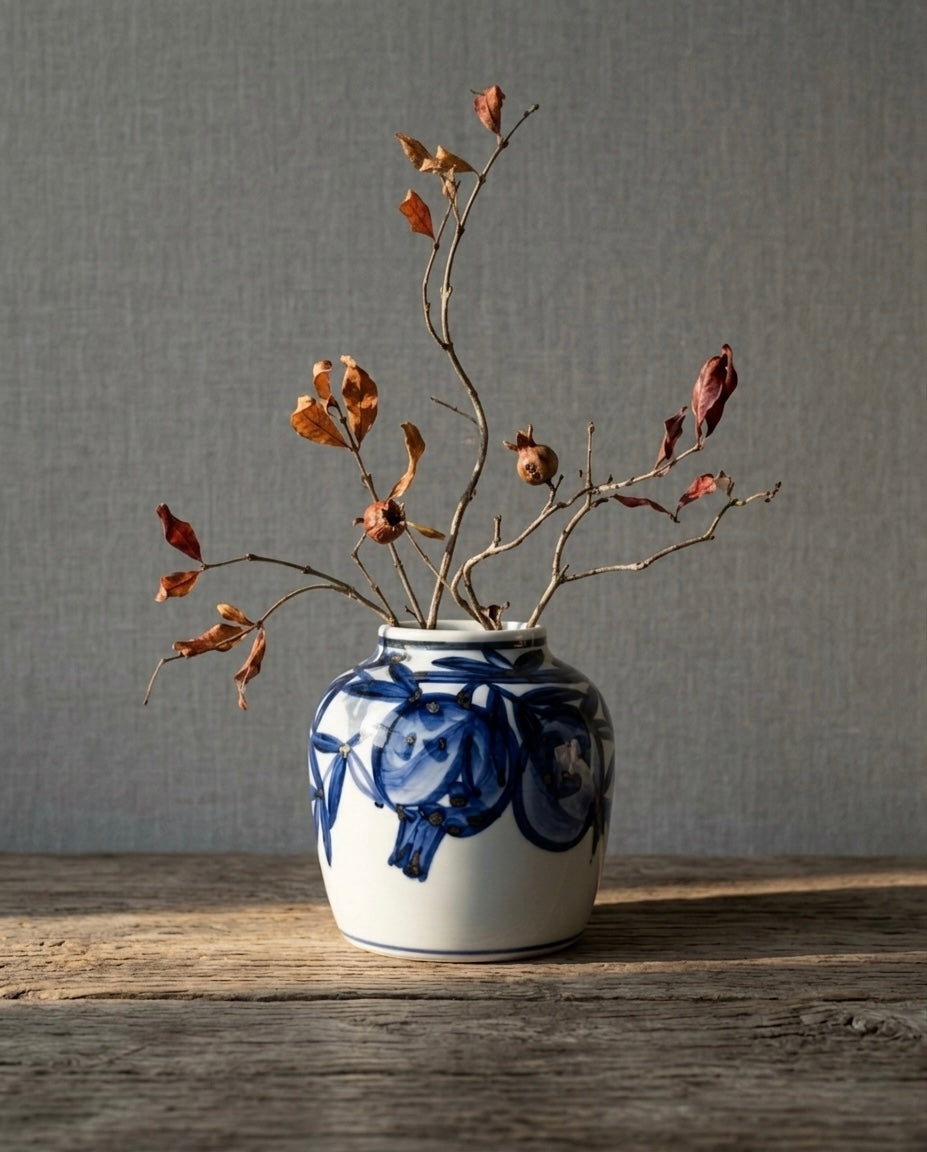 Yuzo Kondo - Sometsuke Flower Vase