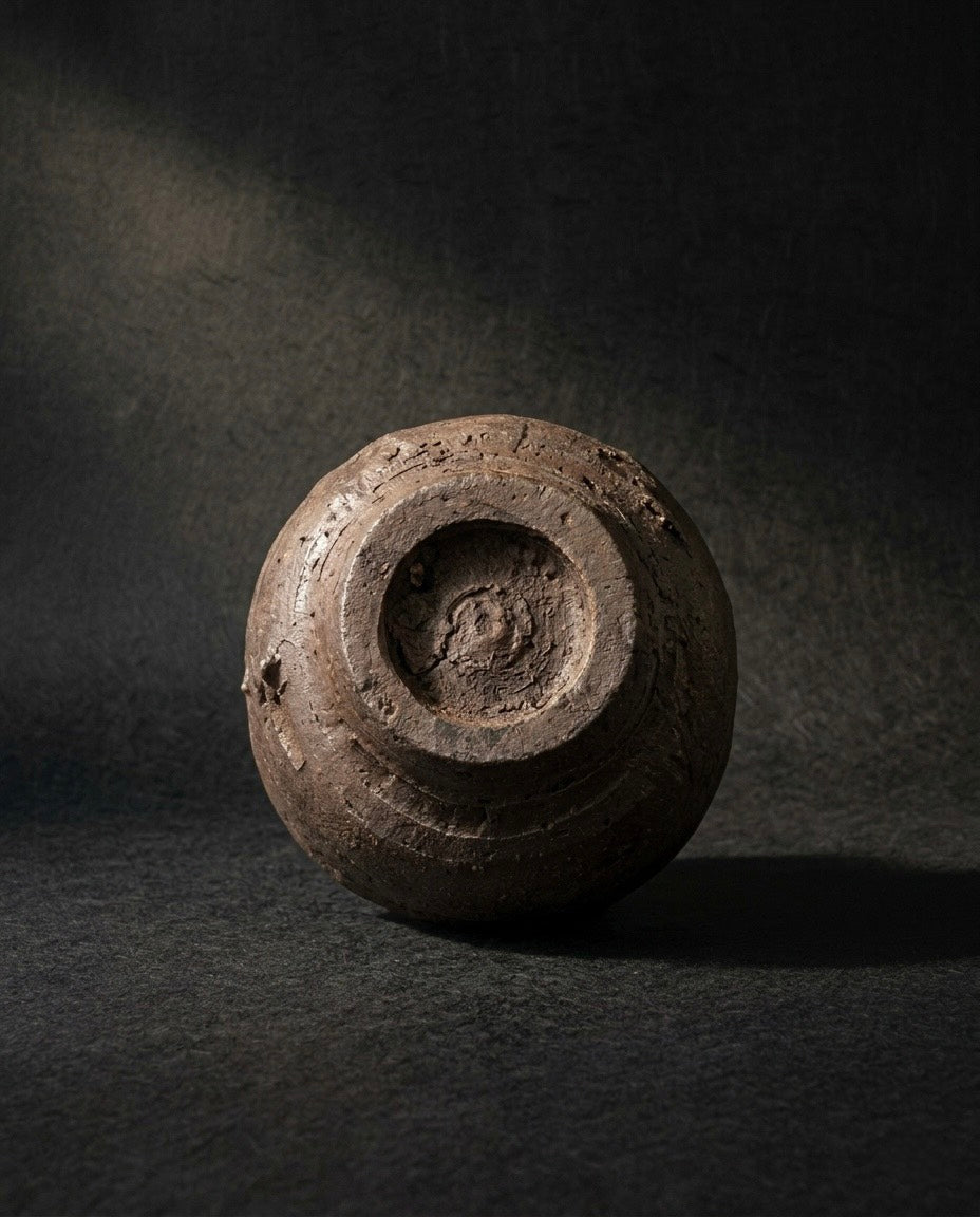 Bizen Sake Cup — Kei Fujiwara (1899–1983) Living National Treasure · Bizen Ware Master