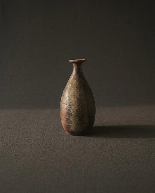 Bizen Single-Flower Vase by Ken Fujiwara