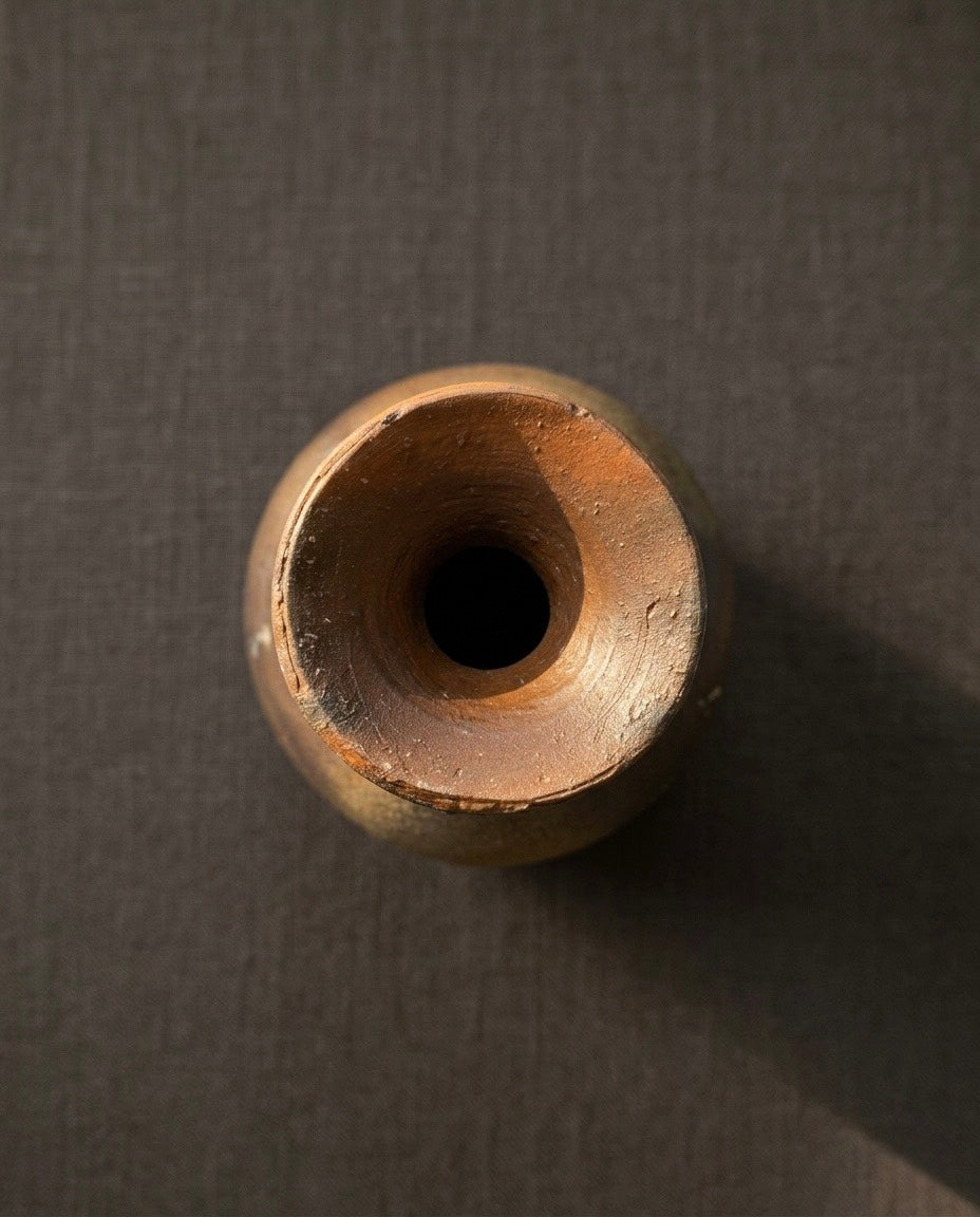 Bizen Single-Flower Vase by Ken Fujiwara