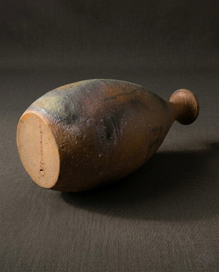 Bizen Single-Flower Vase by Ken Fujiwara