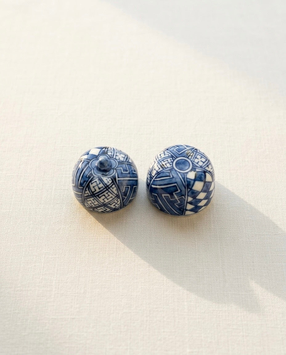 Sometsuke Melon Case Incense box by Shoami Takano