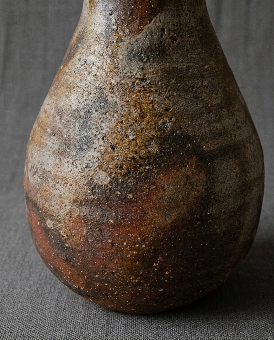 Michiaki Kaneshige - Bizen Flower Vase