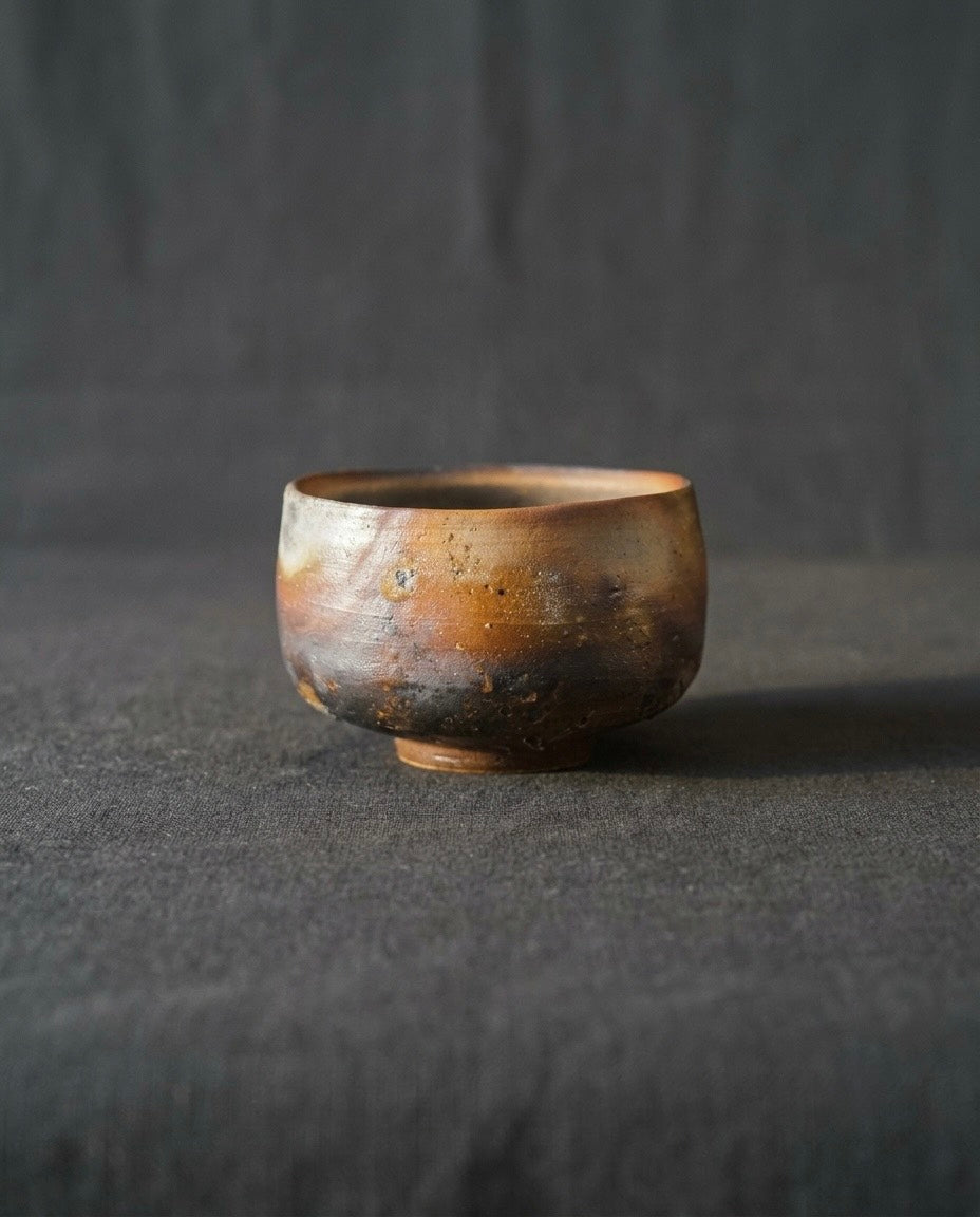 Touhaku Mimura - Bizen Tea Bowl (Chawan)