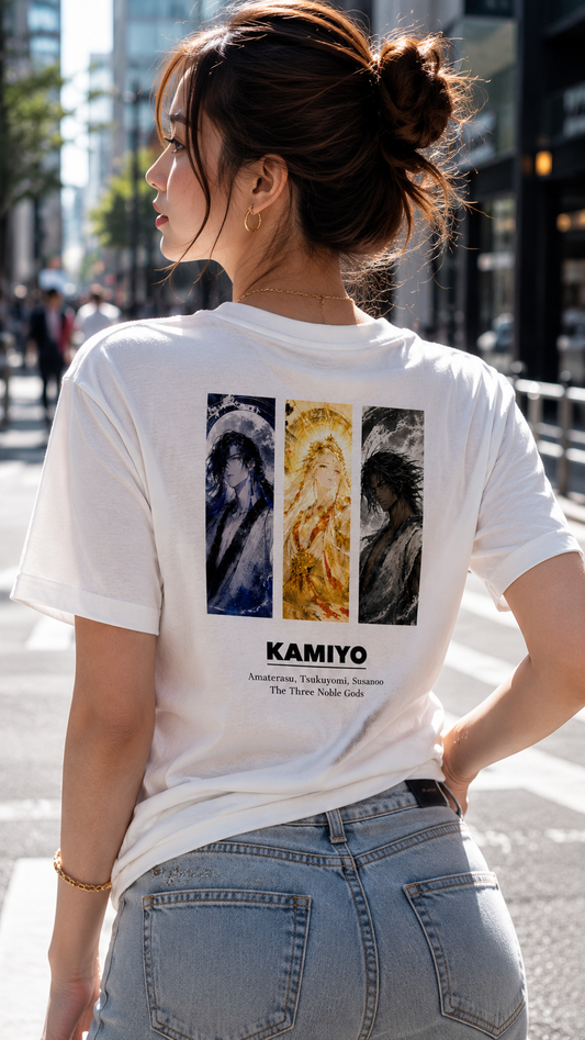 SANKISHIN Back Print T-shirt - White